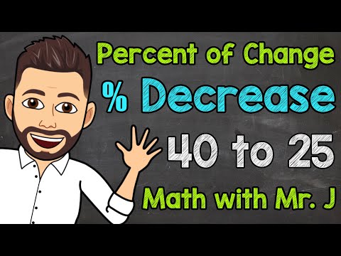 Percent Decrease | Percent of Change | Math with Mr. J