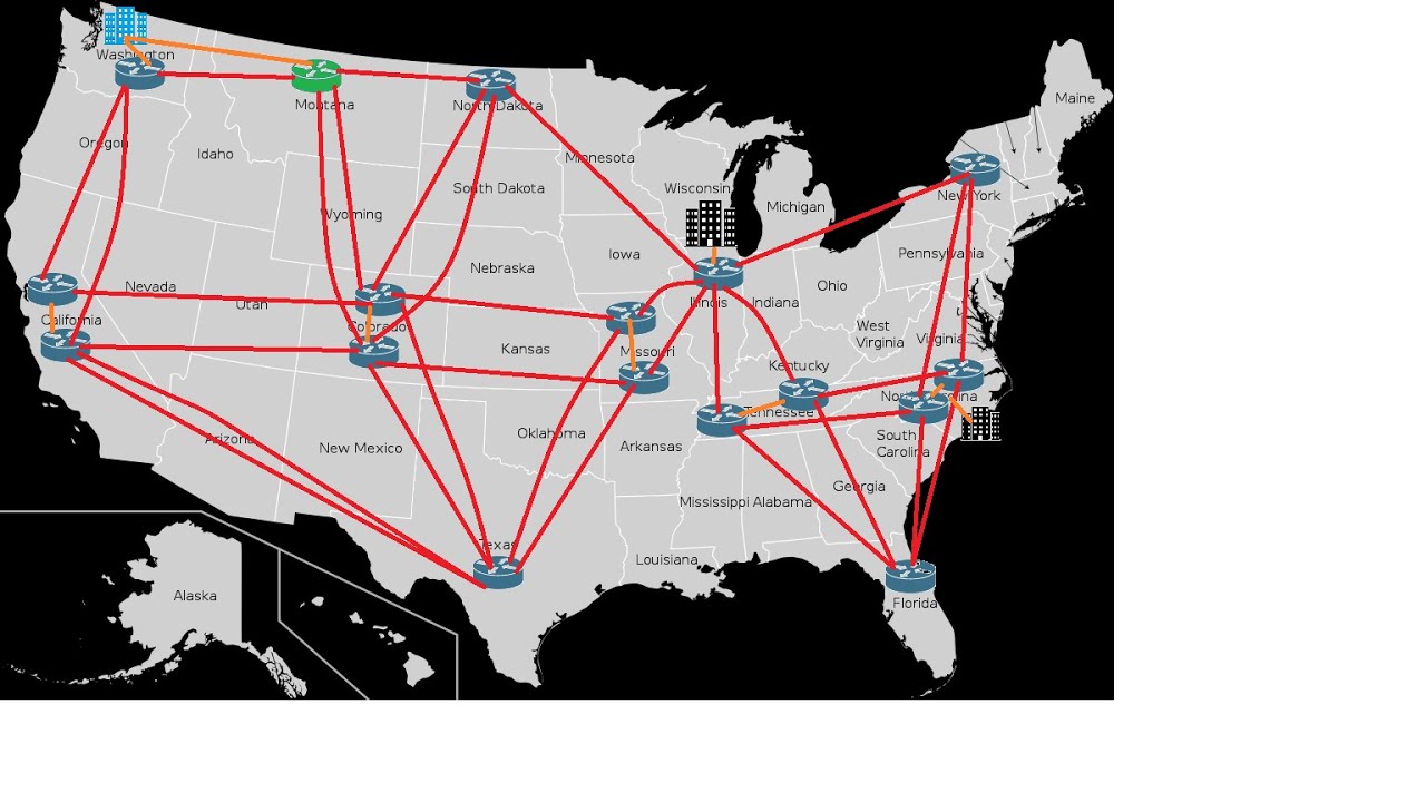 Eve-NG Provider Network Overview