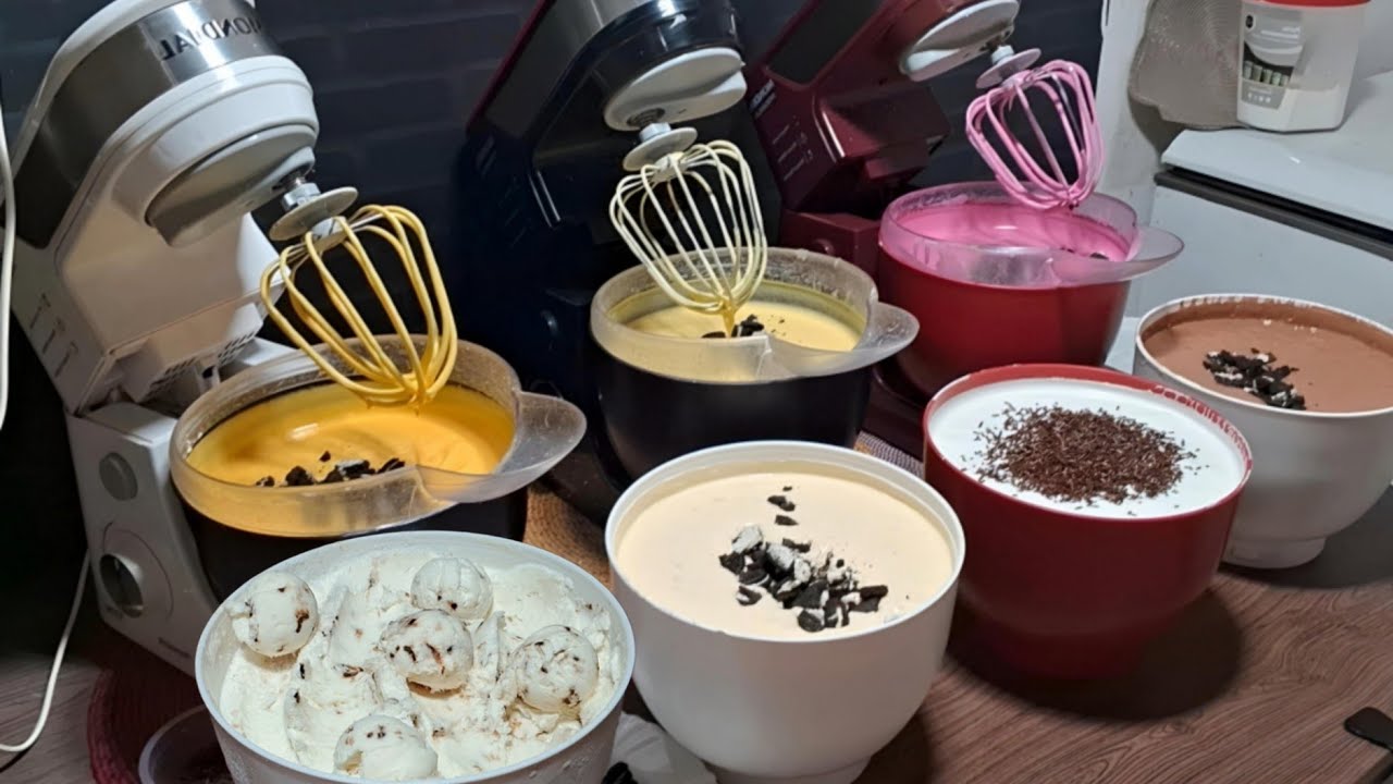 COMO FAZER 3 RECEITAS DE SORVETE CASEIRO COM ÁGUA QUE FICA IGUAL DA KIBON