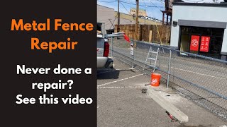 Metal Fence Repair|Chain Link Fence Repair|Post Replacement