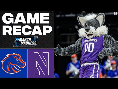 Northwestern HOLDS OFF Boise State to Advance to Next Round of NCAA Tournament | CBS Sports