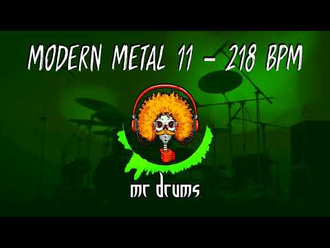 Modern Metal 11 - 218 BPM | Backing Drums | Only Drums