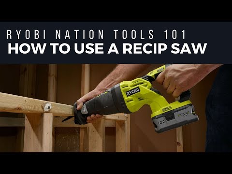 How to Use a Reciprocating Saw