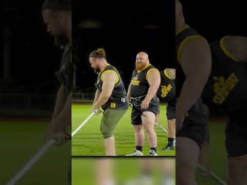 Dünyanın En Güçlü Adamı 100 Çocuğu Çekebilir mi?