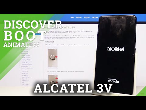 How Boot Animation Looks Like in ALCATEL 3V - Loading Animation