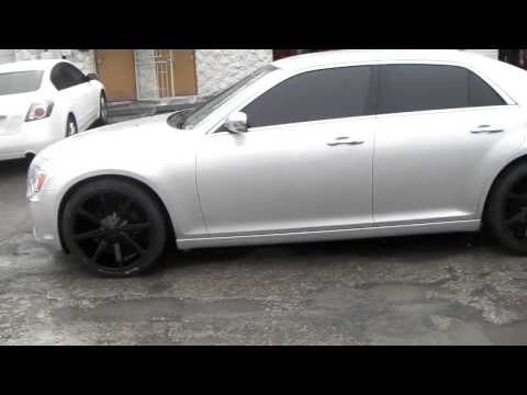 DUBSandTIRES.com 22 Inch KMC KM-651 Slide Gloss Black Wheels 2012 Chrysler 300 Rims Miami Hallandale