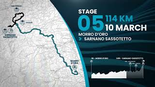 Il percorso della Tirreno-Adriatico 2023