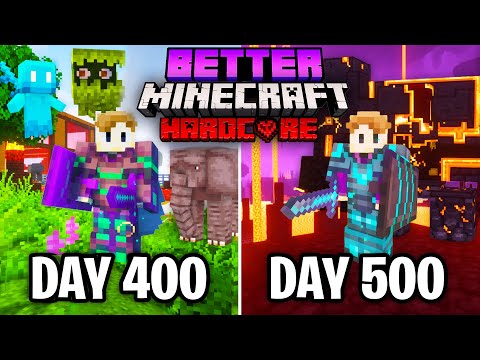 Suev Survives 500 Days! Unbelievable Minecraft Adventure!