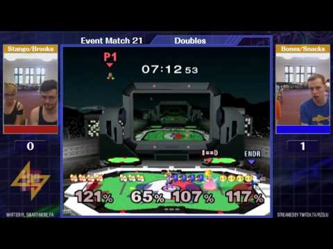 Event Match 21: Stango/Brooke (Red) vs Bones/Snacks! (Blue) - Winners Semis