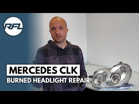 Mercedes Benz CLK C209 A209 W209 xenon HID headlight repair upgrade projector replacement DIY