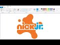 How To Draw The Nick Jr Logo Using MS Paint How To Draw On Your Computer