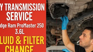 Transmission Service: 2012-2020 Dodge Ram ProMaster 2500 3.6L Fluid & Filter Change (Step-by-Step)