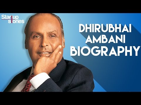 Dhirubhai Ambani Success Story | Reliance Industries Founder Biography | Startup Stories