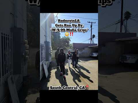 RodneyinLA Gets Jumped By “W/S 99 MAFIA CRIPS😳” HOOD VLOG TUESDAY AT 6PM (PST) ✅ #shorts #skit