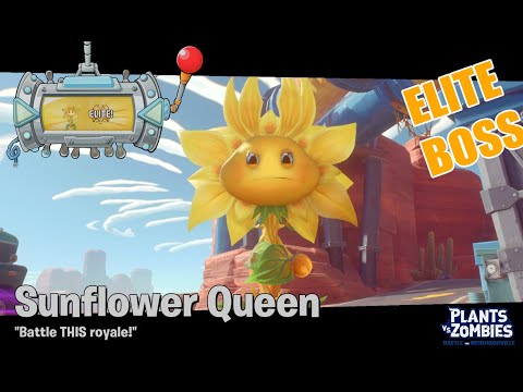 Sunflower Queen ** ELITE BOSS **  Graveyard Ops - Plants vs Zombies - BFN