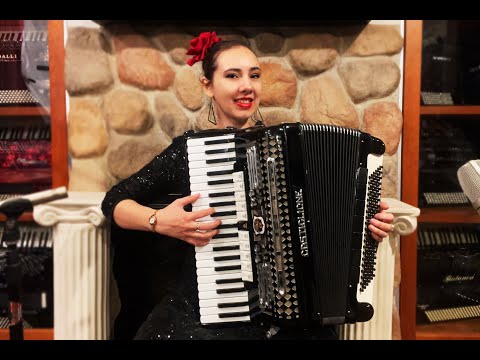 5964 - Black Castiglione Piano Accordion LMMH 41 120 $1499