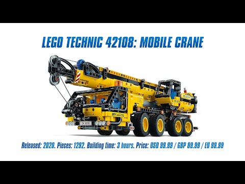 Блочный конструктор LEGO Technic Передвижной кран (42108)