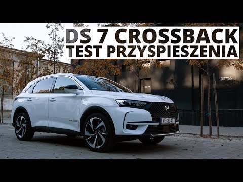 DS 7 Crossback 1.6 THP 225 KM (AT) - acceleration 0-100 km/h