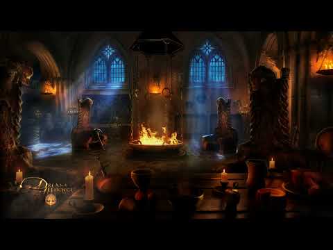 The Witcher ASMR - Medieval Fireside Ambience