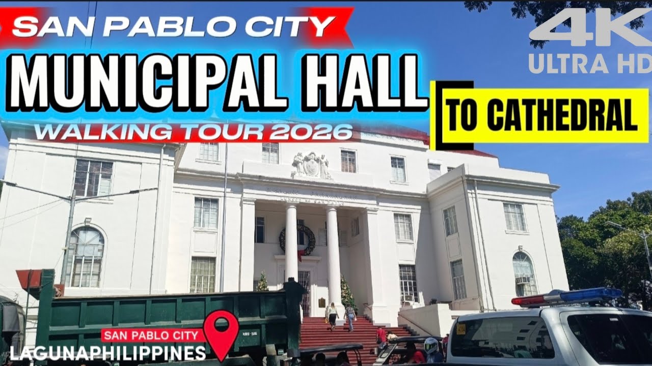 [4K] San Pablo City Walking Tour 2026 | From City Hall to San Pablo Church - Laguna Philippines