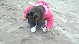 Platja de la marquesa: Pintando en la arena