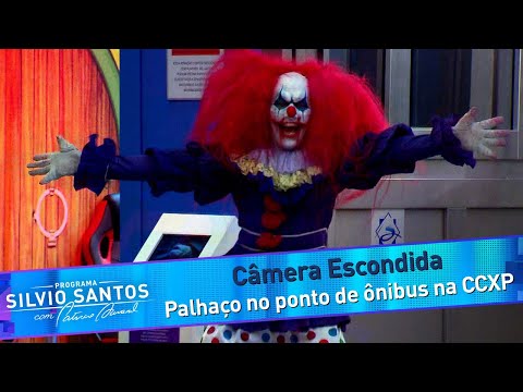 Palhaço no Ponto de Ônibus na  CCXP - Clown Prank at Bus Stop | Câmeras Escondidas (26/03/23)