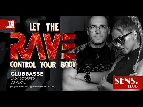LADY SCORPIO LET THE RAVE CONTROL YOUR BODY SENS CLUB BYDGOSZCZ 16.11.2024 4K60 HDR10+