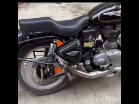 zx10r ka  Austin racing  Exhaust laga diya bullet  me😱😱😱  super  bullet  Bana  diya🤩