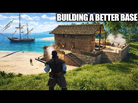Building The Perfect Pirate Base in This Pirate Survival Game…