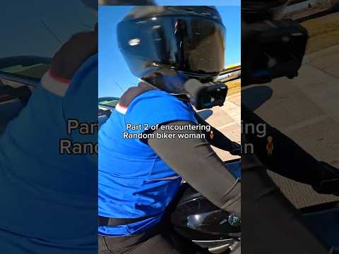 Bro is running from a girl🥀 #motorcycle #bikergirl #funny