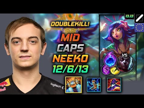 Neeko Mid Build Caps Hextech Rocketbelt Arcane Comet - LOL EUW Challenger Patch 13.13