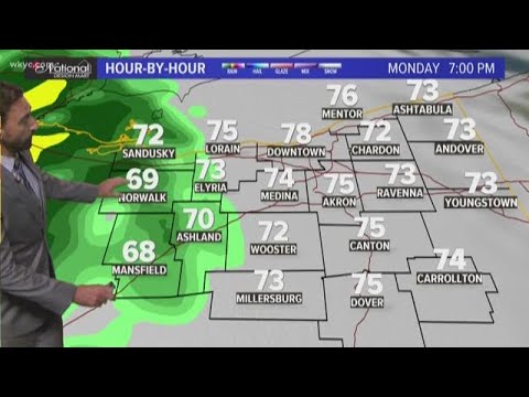 Evening weather forecast for Sunday, August 25th