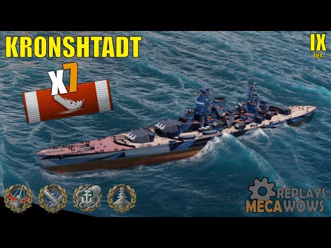 Kronshtadt 7 Kills & 233k Damage | World of Warships Gameplay