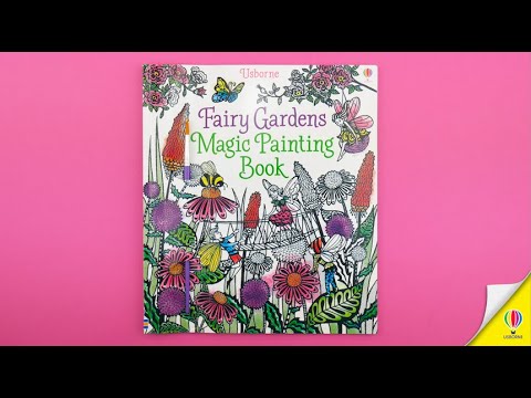 Книга Fairy Gardens Magic Painting Book video 1