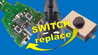 How to Replace Remote Switch | Key Fob Switch Repair | Easy DIY