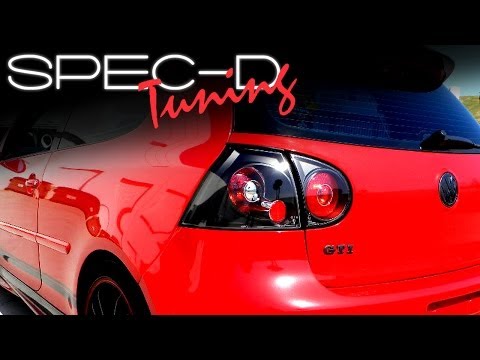 SPECDTUNING INSTALLATION VIDEO: 2006-2008 VW GOLF GTI TAIL LIGHTS