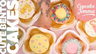 Super Cute Bento Cakes | Cupcake Jemma Channel by Cupcake Jemma