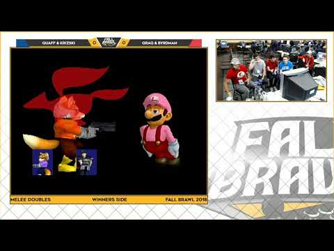 Fall Brawl 2018: Quaff + Krizski vs. QraQ + Byrdman - SSBM Dubs