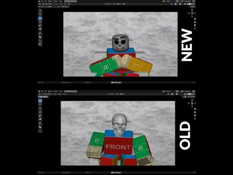Just some progress in my anim #roblox #blender #memes #animation #robloxanimation #blenderanimation