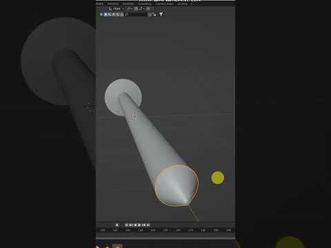 Making a Nail in Blender in 60 Seconds #shorts #3danimation #blender