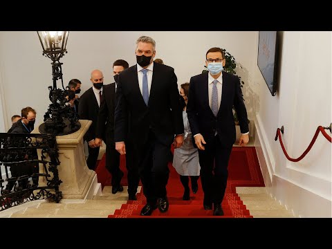 Pressekonferenz mit Bundeskanzler Karl Nehammer und Ministerpräsident Mateusz Morawiecki