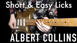 Blues Guitar Lesson: "Albert Collins" Blues Licks in D | #122