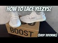 HOW TO LACE YEEZYS