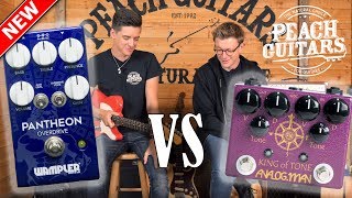 Video thumbnail for NEW Wampler Pantheon VS King of Tone - How close does it get? by Peach Guitars