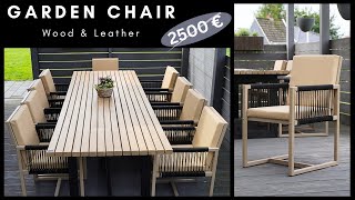 Gartenmöbel selber bauen, wie DU 2000€ einsparen kannst/Wooden chair DIY/Garten Stühle/Sessel/Sofa