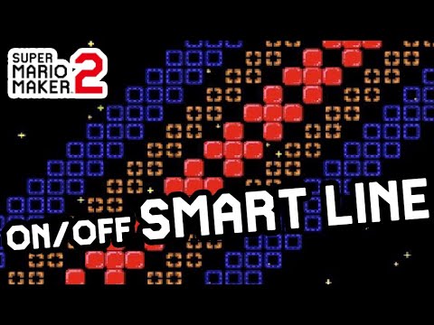 Control On/Off Switch by Crossing each side of an Axis  ― Super Mario Maker 2