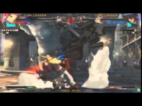 GGXrd  v1.10 カル (Fa) vs ねぐ(So)