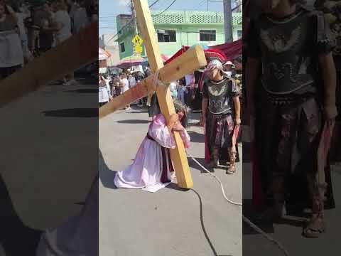 viacrucisis de la colonia San José Xalostoc