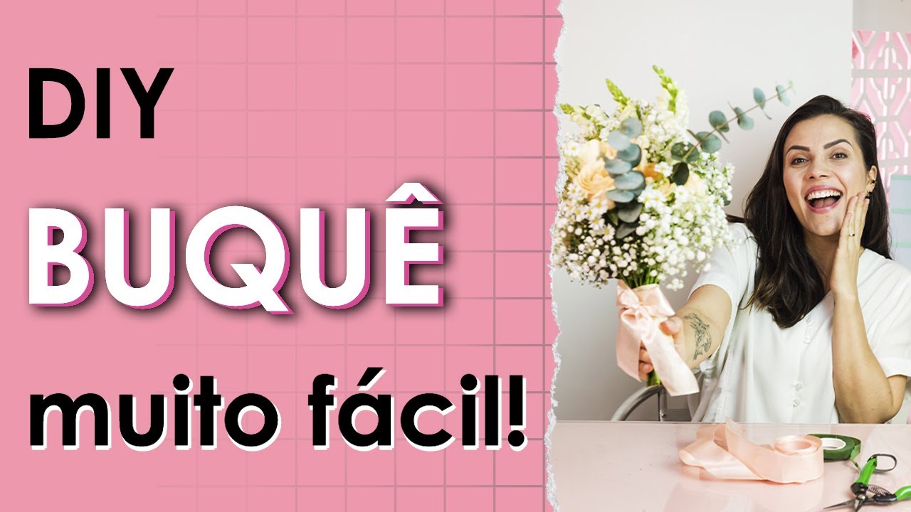 Aprenda como fazer um buquê de noiva SIMPLES E ECONÔMICO  | DIY | NOIVA EM CURSO