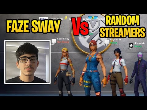 FaZe Sway & Psycho Challenged Random Streamers to 2v2 Zone Wars & Boxfights Wagers and this happened